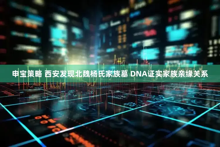申宝策略 西安发现北魏杨氏家族墓 DNA证实家族亲缘关系